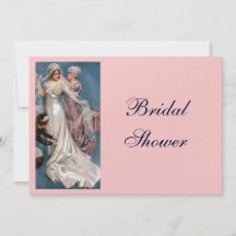Fashion Bridal Shower on Vintage Bridal Shower Custom Invitations