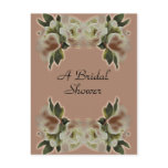 Vintage Bridal Shower Invitation Post Card