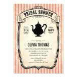 Vintage Bridal Shower Tea Party Invitations