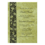 Vintage Bridal Shower, Victorian Grape Vine Leaves Announcement