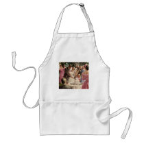 Vintage Bride and Groom aprons by YesterdayCafe Vintage Bride and Groom aprons
