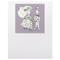 Vintage Bride and Groom Drawing letterhead by JunipersWedding Vintage Bride and Groom Drawing letterhead