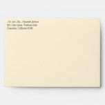 Vintage Bride and Groom; Happy Newlyweds Envelope