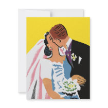 Vintage Bride and Groom invitations by YesterdayCafe Vintage Bride and Groom invitations