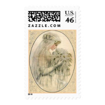 Vintage Bride Postage