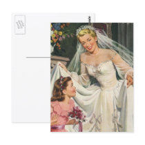 Vintage Bride postcards by YesterdayCafe Vintage Bride postcards