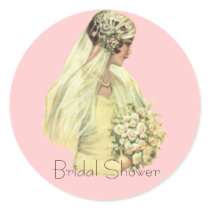 Vintage Bride Stickers by mrssocolov2 Vintage Bride Stickers