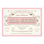 Vintage Bridesmaid Luncheon Invitations