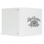 Vintage Bridge Vinyl Binder