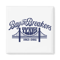 Vintage Bridge - Navy Refrigerator Magnet