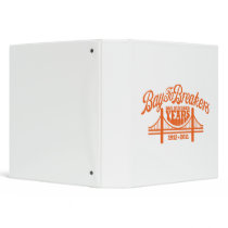 Vintage Bridge - Orange 3 Ring Binders