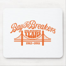 Vintage Bridge - Orange Mouse Pads