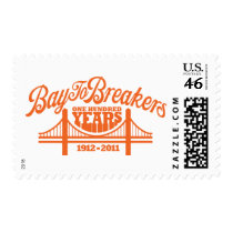 Vintage Bridge - Orange Stamps