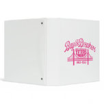 Vintage Bridge - Pink Vinyl Binder