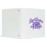 Vintage Bridge - Purple Vinyl Binder
