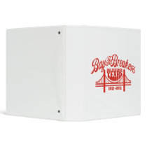 Vintage Bridge - Red 3 Ring Binders