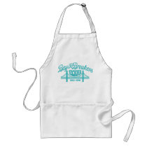 Vintage Bridge - Teal Apron