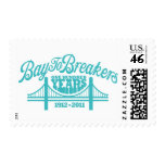 Vintage Bridge - Teal Postage Stamps