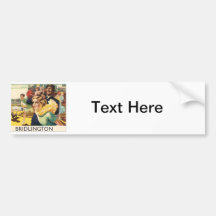 Vintage Bridlington England Bumper Sticker