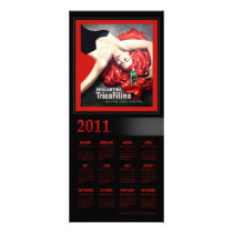 Vintage "Brilliantina" 2011 Calendar Rack Card