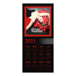 Vintage "Brilliantina" 2011 Calendar Rack Card