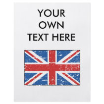 Vintage British Flag flyers by flagshirts Vintage British Flag flyers