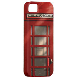 Vintage British Red Telephone Box iPhone 5 Case