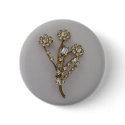 VINTAGE BROACH BUTTON by stefmck VINTAGE BROACH BUTTON