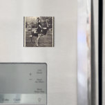 Vintage Broadway Actress Riding an Ostrich Fridge Magnets
