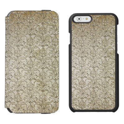 Vintage Brocade Damask iPhone 6/6S Wallet Case