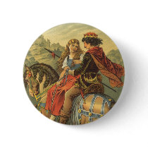 Vintage Brother & Sister Fairy Tale; Offterdinger Button