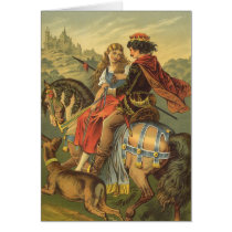 Vintage Brother & Sister Fairy Tale; Offterdinger Greeting Cards