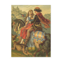 Vintage Brother & Sister Fairy Tale; Offterdinger Postcard