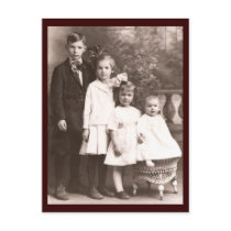 Vintage Brother & Sisters postcards by archemedes Vintage Brother & Sisters postcards