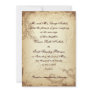 Vintage brown beige scroll leaf wedding invitation Vintage brown beige scroll leaf wedding invitation