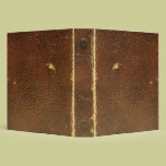 Vintage Brown Leather binders