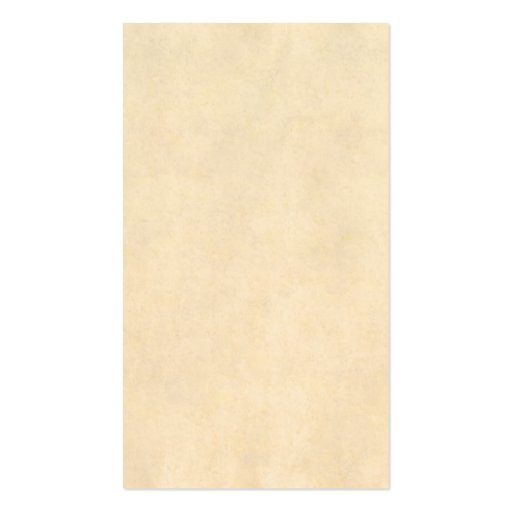 Vintage Buckskin Tan Leather Parchment Template Business Card Templates (front side)