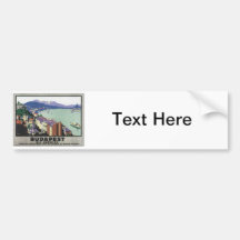 Vintage Budapest Hungary Bumper Stickers