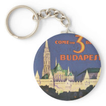 Vintage Budapest Key Chain
