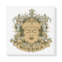 Vintage Buddha Face magnets