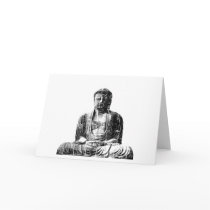 Vintage Buddha Greeting Card by rudejapan Vintage Buddha Greeting Card