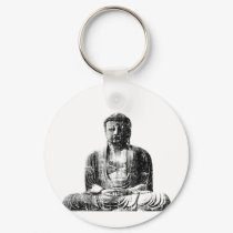 Vintage Buddha Keychain by rudejapan Vintage Buddha Keychain