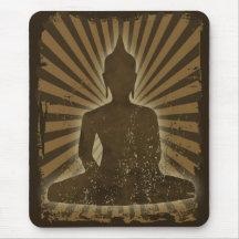 vintage Buddha Mouse Pad