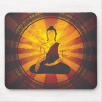 Vintage Buddha Print Mousepads