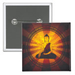 Vintage Buddha Print Pins