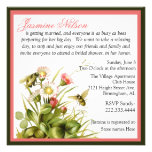 Vintage Bumble Bees Bridal Shower Invitation