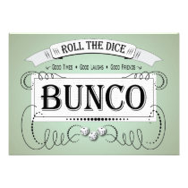 Vintage Bunco invitations