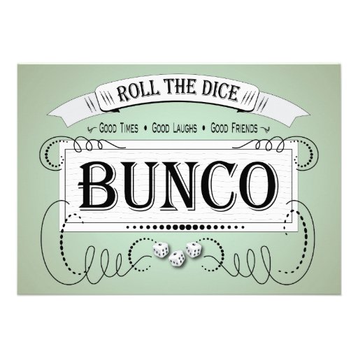 Vintage Bunco Announcement