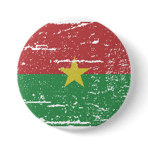 Vintage Burkina Faso Flag Button