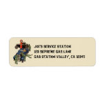 Vintage Business, Joe's Full Service Gas Station Return Address Labels